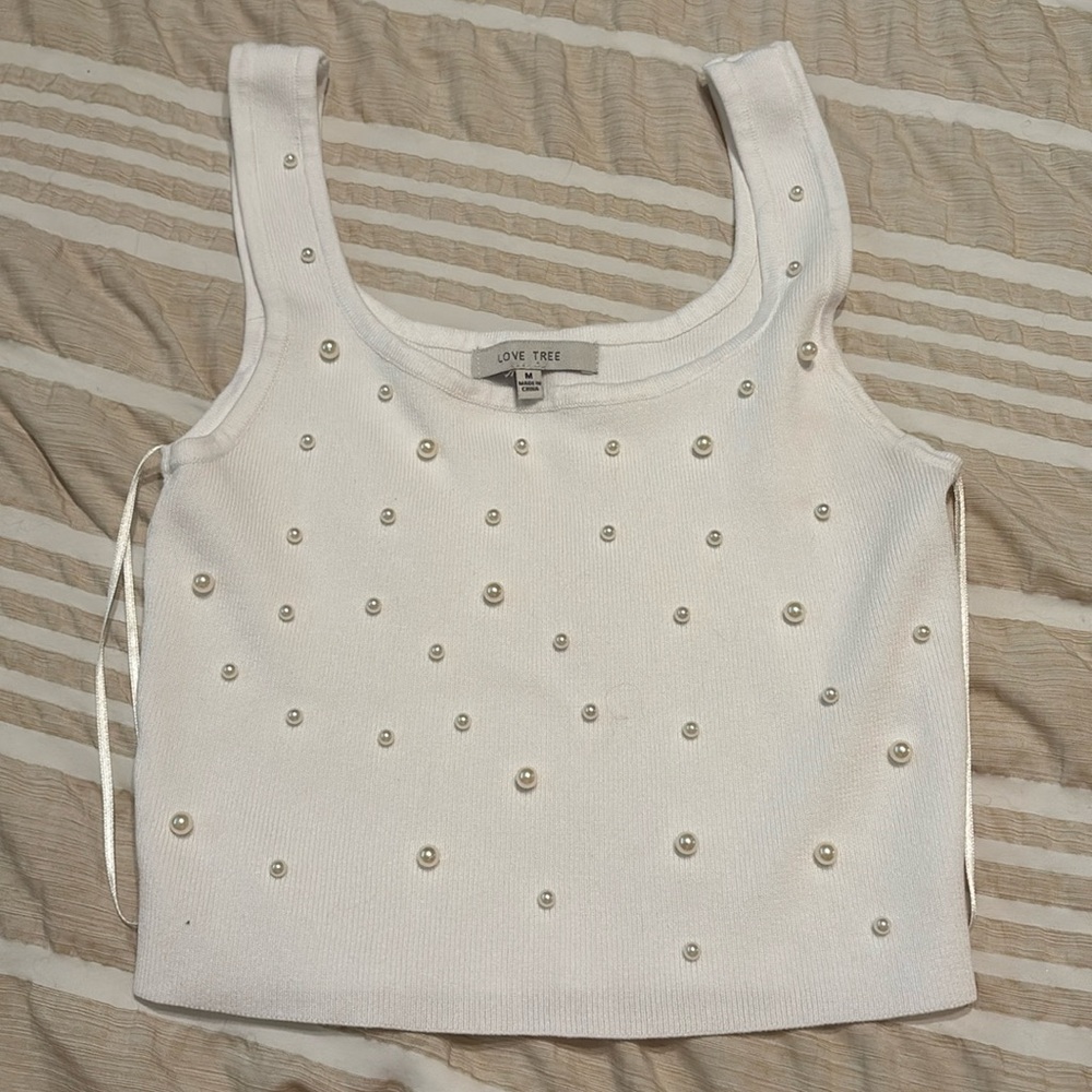 Pearl crop top